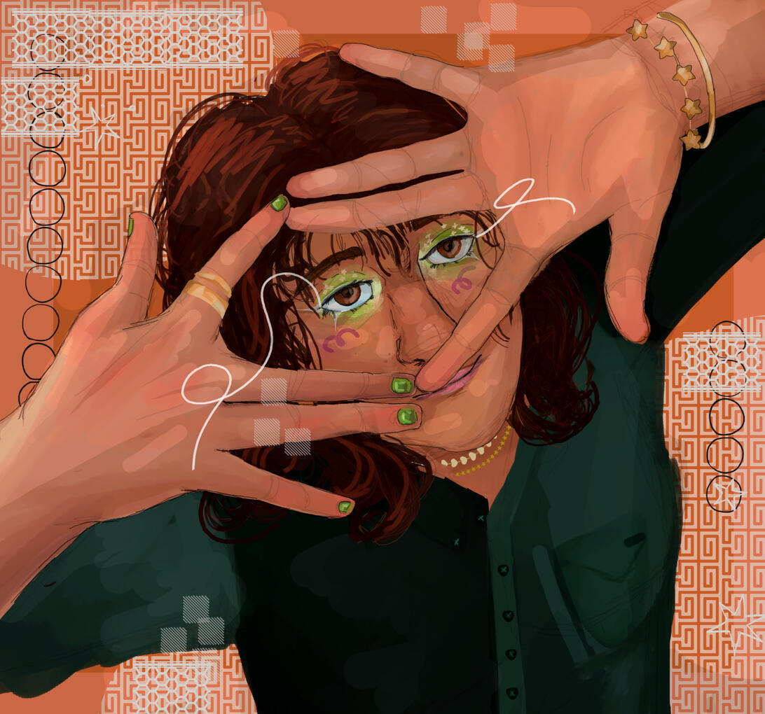 "Ro Ramdin" (4-21-23). Portrait of Youtuber Ro Ramdin