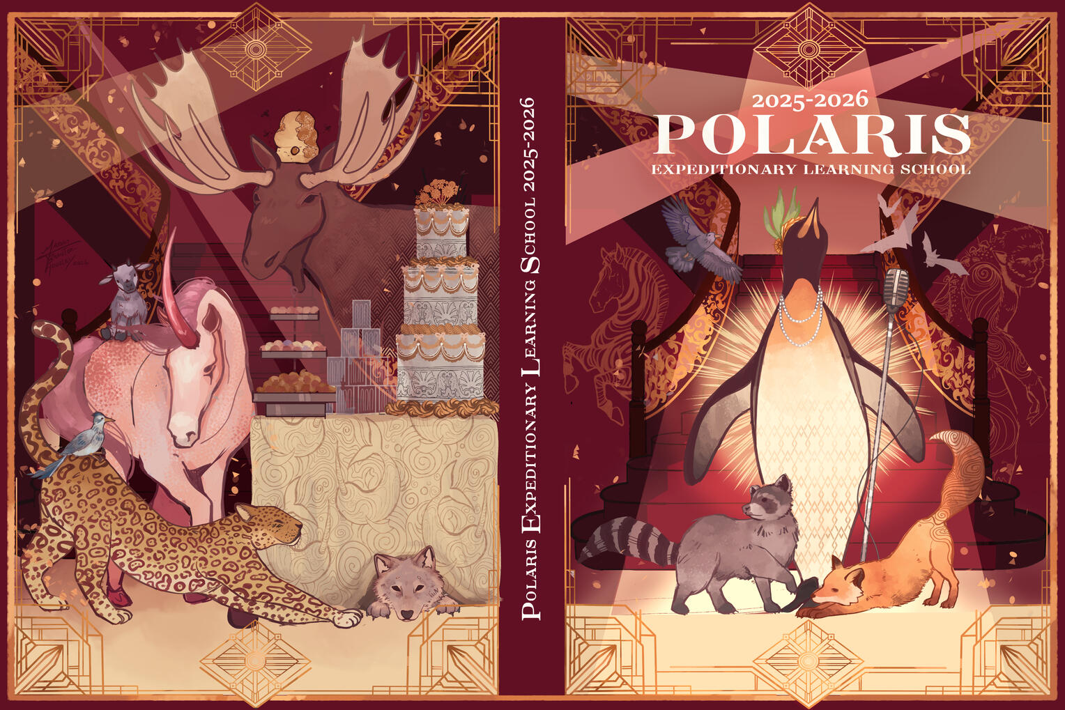 "The Roaring 20s" Polaris Yearbook Cover 25-26 (2-25-26)